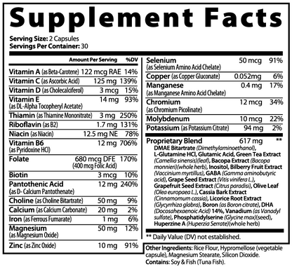 Focus & Endure | Brain Support Formula