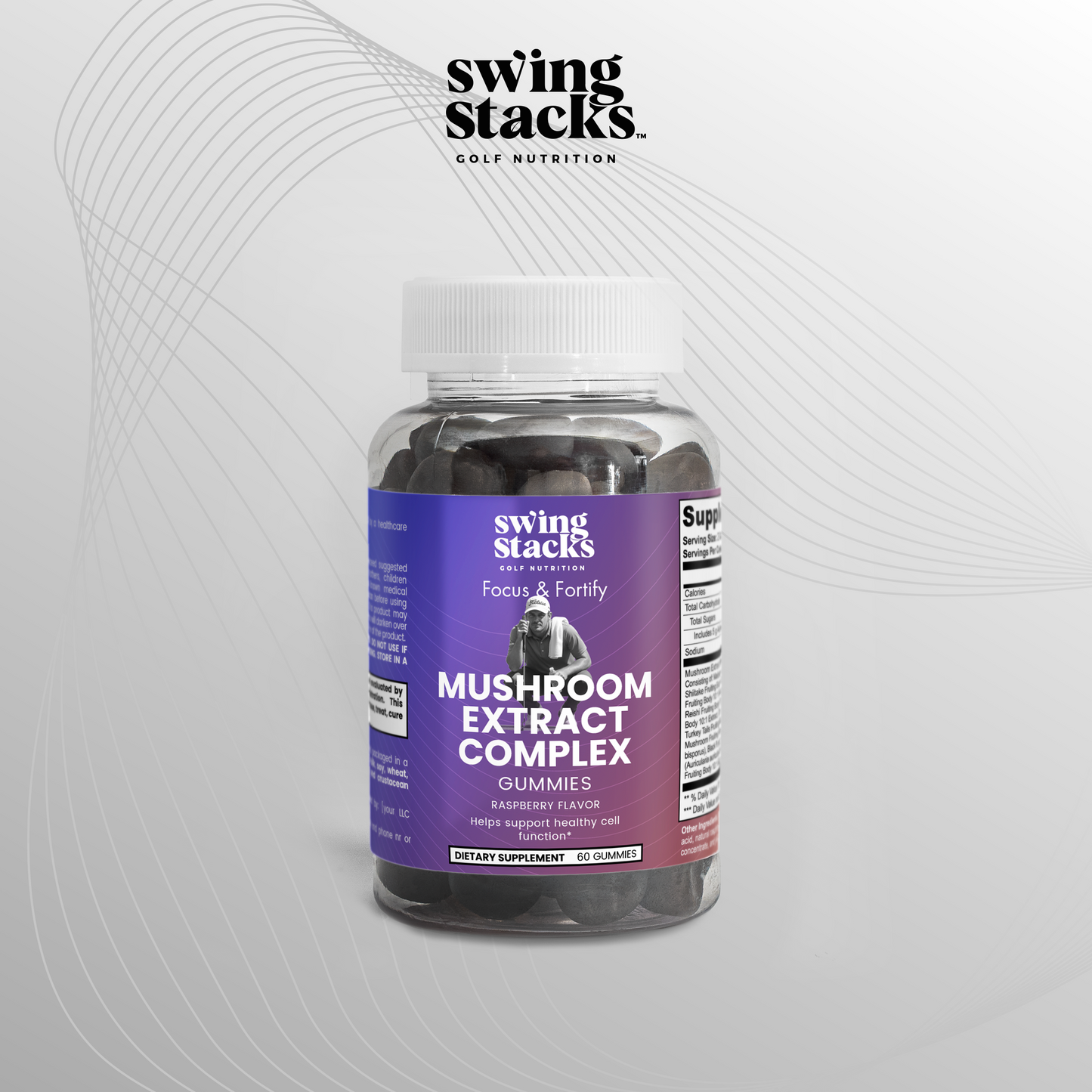 Focus & Fortify | Mushroom Extract Complex Gummies