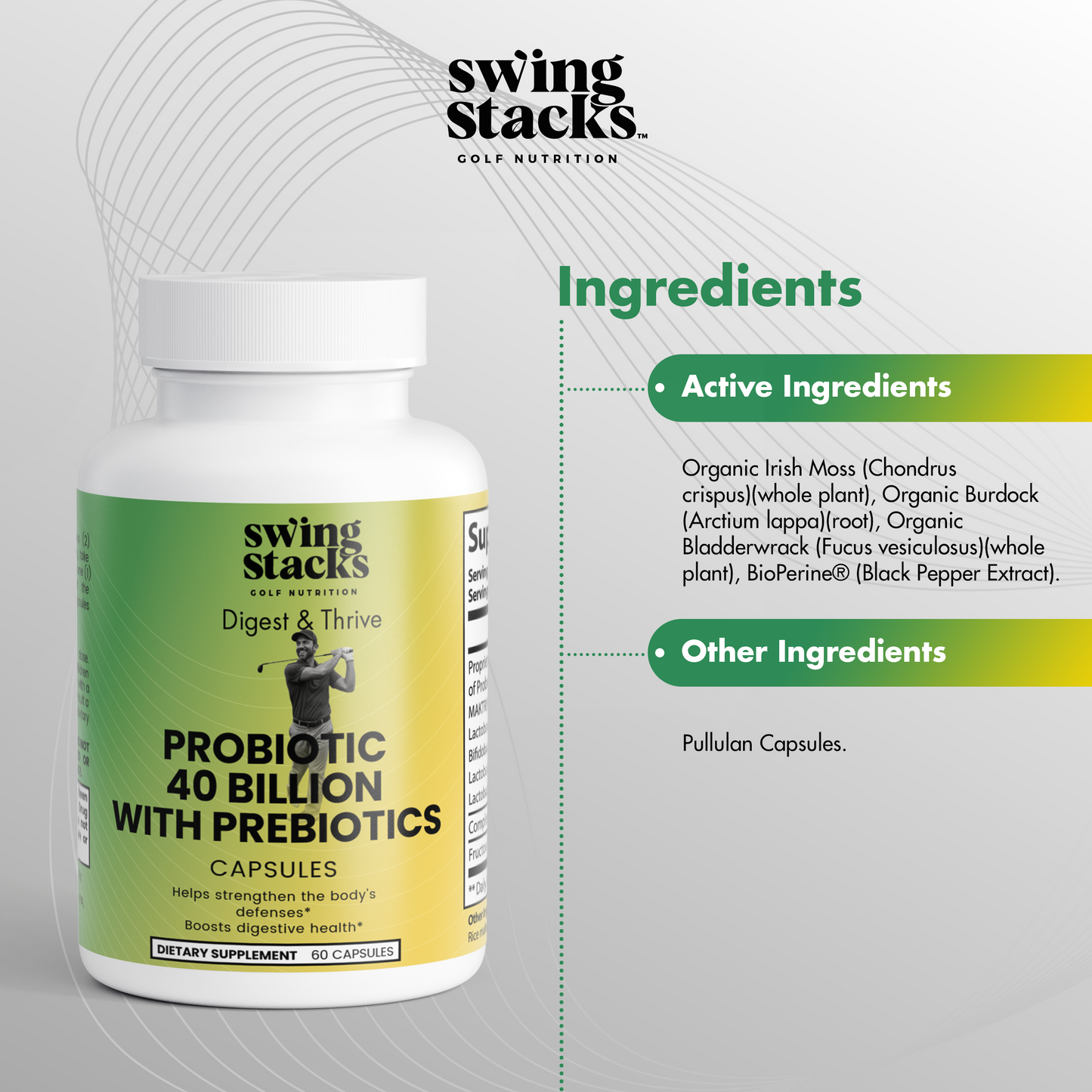 Digest & Thrive | Probiotic 40 Billion Blend